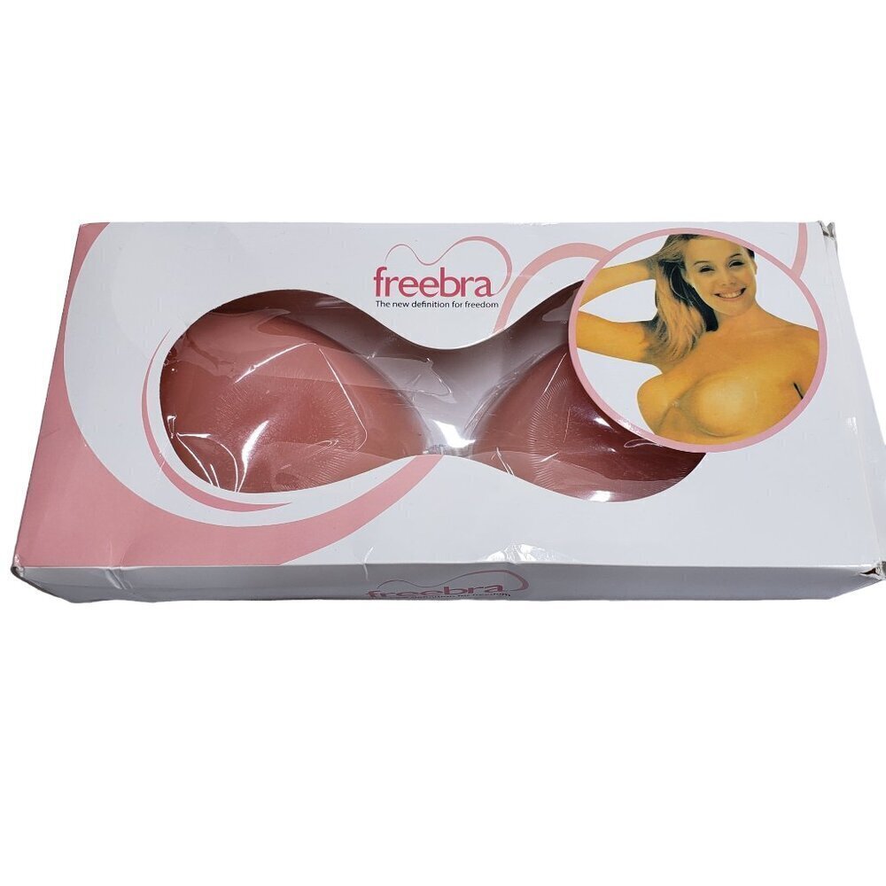 🔷️Freebra Size D Cup Strapless Backless Adhesive Silicone Nude Bra